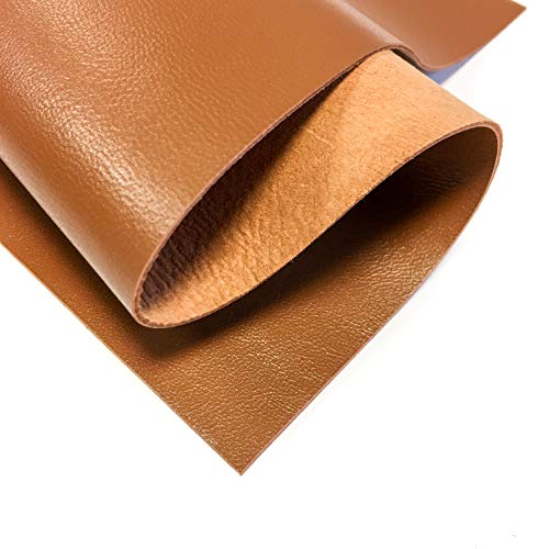 Real Argan Brown Leather Material: Genuine Natural Brown Lambskin Leather Sheet for Crafting, Sewing and Personalized Leather Projects (Argan Oil Brown, 12x12In/ 30x30cm) - color: Argan Oil Brown, size: 12x12In/ 30x30cm