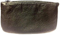 Black Leather Full Size Pipe Product Pouch with Zipper