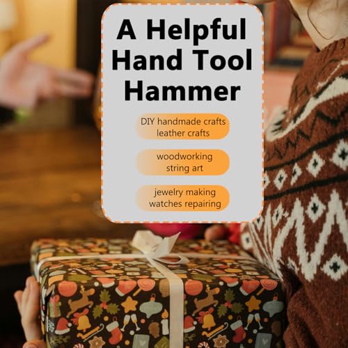Small Hammer for Tuning Kalimba Thumb Piano, Tiny Mallet, 2 Pcs | Craft hammer Mallet for Small Projects, Jewelry Making, Watch Band, Handcraft, Electronics - color: 6.3" Little Hammer, 2 Pcs