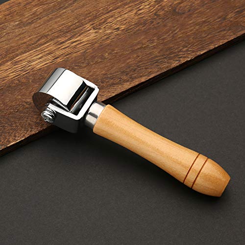 QMNNMA Seam Roller for Quilting, 25mm Leather Press Edge Roller | Seam Roller for Sewing, Leather Edge Creaser and Smoother, Leather Glue Laminating Roller Iron Roll - size: S