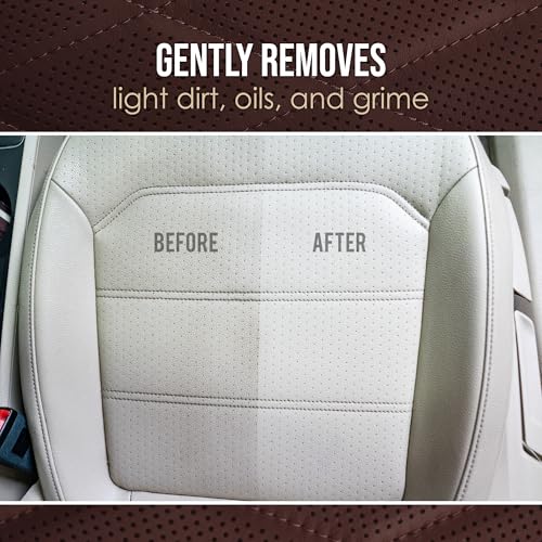 Chemical Guys, VentRight Leather Cleaner & Conditioner, Vented Seats, 16 oz | Deep cleaning leather cleaner for ventilated seats with added protection removes dirt, oils, residue and grime