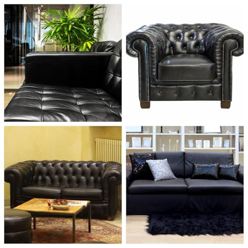 Genuine Leather Sheets, 1.1-1.5mm Thick Cowhide, - color: Pure Black 12 X 24 Square Inches