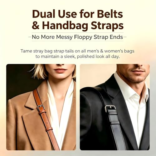 Handmade Leather Belt Loop Keeper | Belt Tail Ring | Strap Holder | Belt Accessories Replacement for Women & Men | 20-50mm Size in Black, Tan, Brown, Blue, White - color: 3 Color (Black+dark Brown+tan)/ 3pcs, size: 25 mm (Belt Width 0.8-1 inch）