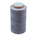 284Yards Waxed Thread for Leather, 0.8mm Waxed Linen Thread, Wax String | Waxed Thread for Bookbinding, Upholstery Thread Heavy Duty, Wax String for Leather Craft DIY/Bookbinding/Shoe Repairing - color: Light Gray
