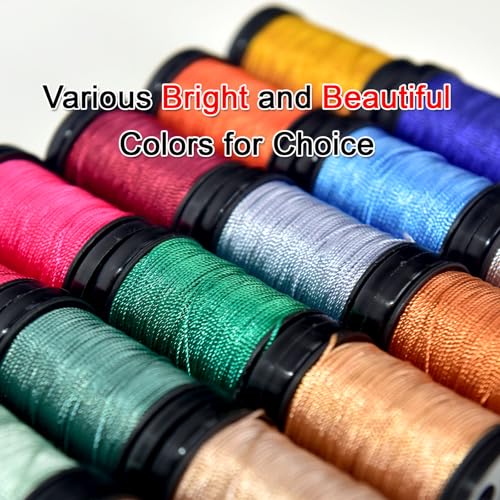 30 Yards Heavy Duty Extra Strong Upholstery Nylon Sewing Thread for Machine, Home, Hand, Craft, and Denim Leather，Color：Dark Grey - color: Dark Grey