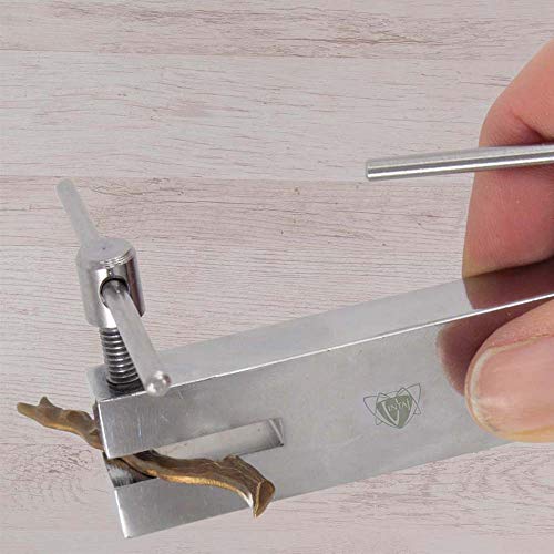 The Beadsmith Vintage Hole Punch Tool | Dual Tip 1.5mm & 2mm, Precision Metal Punch for Jewelry Making, Leather, Crafts & DIY Projects
