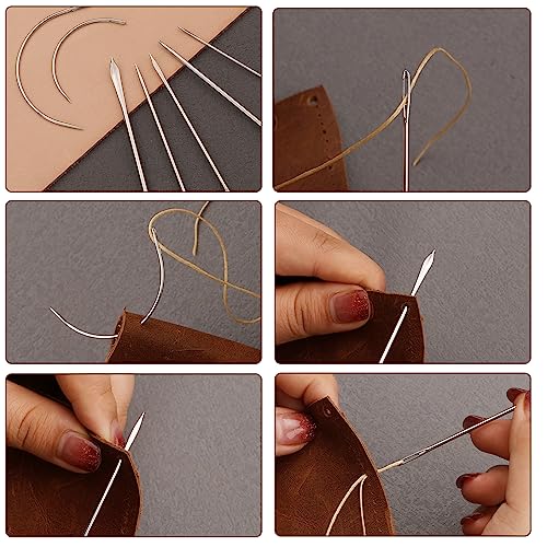 TLKKUE 4Sizes Leather Edge Skiving Beveler Tools, Wide Leather Edge Beveler | Leather Craft Edge Beveler Tool Kit Leather Edge Trimmer for Wristbands, Belts, Other Leather Thinning Projects(4/6/8/10mm)