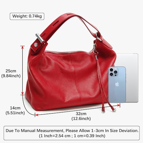 zency 6 Colors Fashion 100% Real Genuine Leather Women Shoulder Bag Handbag Lady Casual Tote - color: Yellow
