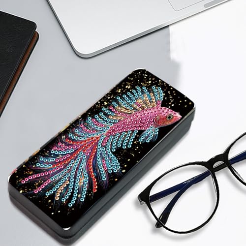 Diamond Painting Glasses Case - color: Fish