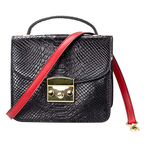 Allzedream Leather Purse Strap Replacement Crossbody Handbag Long Adjustable (Red) - color: Red
