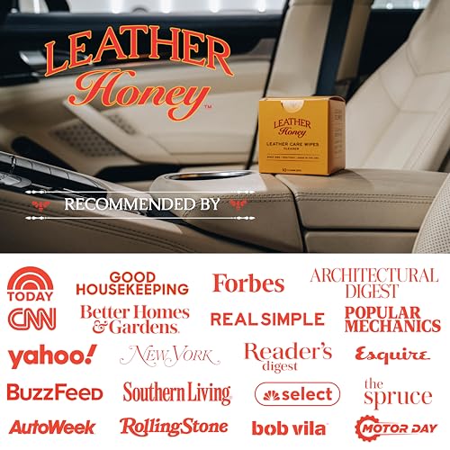Leather Honey Cleaner Wipes – Clean Leather On-The-Go, 10 Wipes - style: Cleaner