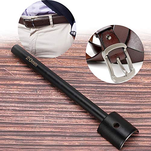 Leather Semicircle Punch,Half Round Leather Punch Cutter 1/2 Arch Semicircle Leather Puncher Belt Puncher Leather Hole Punch Tool for Handmade DIY Leather Craft (20mm) - size: 20mm