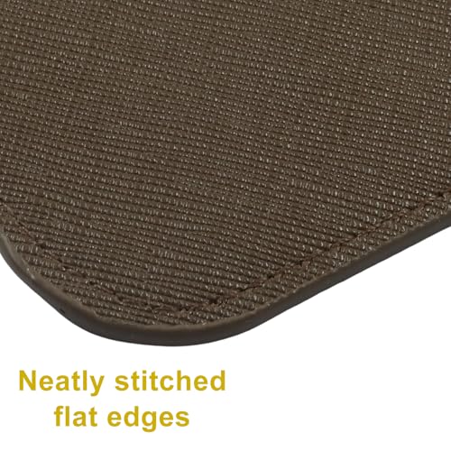 Coufce 1 Pcs Coffee Leather Bag Shaper Liner Board | Bag Base Shaper Insert, For Tote Purse Handbag, Anti-Sag Bottom Pad - color: Coffee