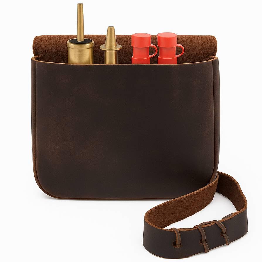 Muzzle-Loaders™ Leather Possibles Bag - Leather Muzzleloaders Shooting Bag - MZ1202
