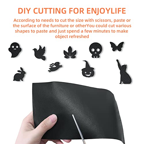 DXBULL Large Leather Repair Kit Self Adhesive Leather Tape Waterproof, DIY Leather Patch for Couches Car Seats Furniture Kitchen Cabinets Wall 23.6 x 78.7 inch (Dark Coffee) - color: Dark Coffee, size: 23.6x78.7 inch