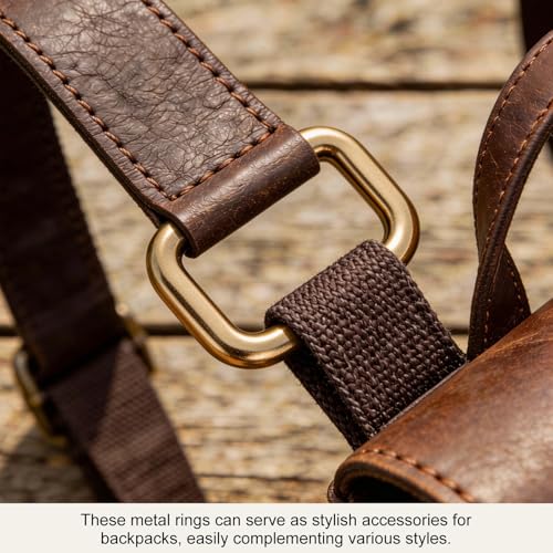uxcell Metal Rectangle Ring, Rectangle Buckle Ring Webbing Belts Buckle Metal Rings for Bag Belt Keychains DIY - color: Black, size: 2 x 3/4"