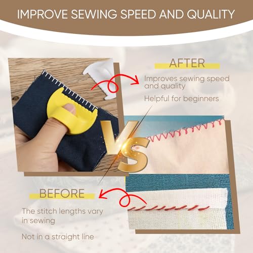 6Pcs Edge Stitch Lock & Sewing Templates (3mm/4mm) for Pinpoint Precision | Perfect for Quilting Templates, Hemming & DIY Sewing Projects. Lightweight, Easy-to-Use – Ideal for Beginners & Pros - color: 6PCS 4 Farben