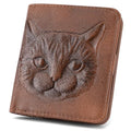 Small Wallet Women Slim RFID Leather Bifold Wallet Embossed Design | Compact design with ID window, card slots, and zipper coin pocket, ideal for daily travel, shopping, and gifts - color: 13-Red Brown