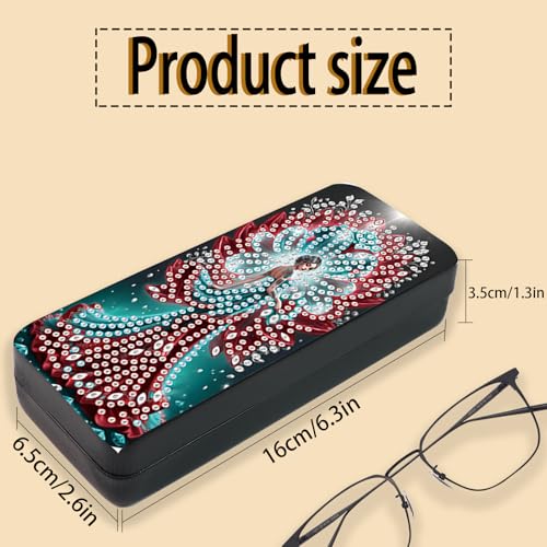 Diamond Painting Glasses Case - color: Elf