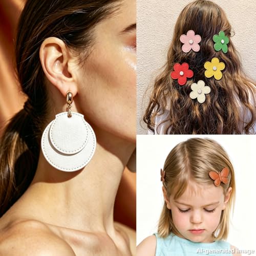 Picheng Lychee Faux Leather Fabric: 13.8" x 53"Soft White Faux Leather Roll | Lychee Texture Solid Color Faux Leather Sheets Marine Vinyl for Making Crafts Leather Earrings Bows Sewing DIY (White) - color: White
