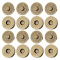 20 Set Magnetic Snaps, Purse Magnetic Button Replacement Kit-Bronze 14MM | Magnetic Bag Fastener Clasp for Sewing, DIY Craft, Purses, Bags, Clothes, Leather - color: Bronze 14MM