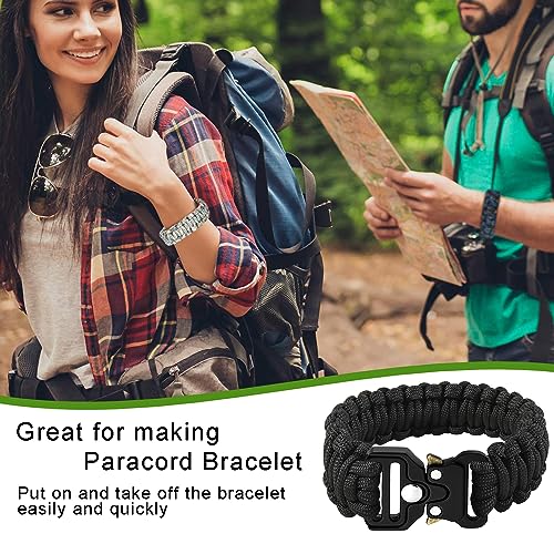 1 Inch Metal Tactical Duty Belt Buckle Replacement, 2 Pack Metal Buckle Clip for Dog Collar, Vest, Backpack Strap, Paracord Bracelet Accessories Silver - color: B: 1" Silver 2pcs