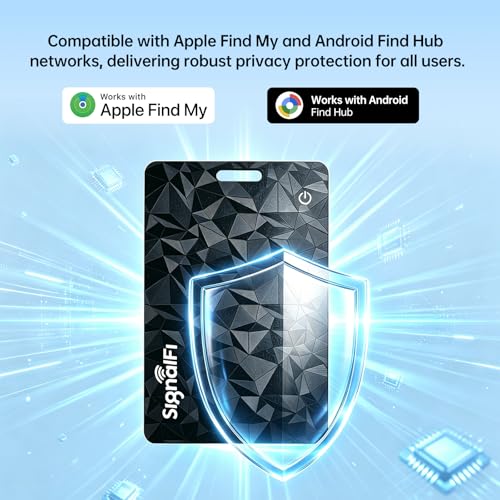 Wallet Tracker Card for iOS & Android,Ultra-Thin IP68 Waterproof