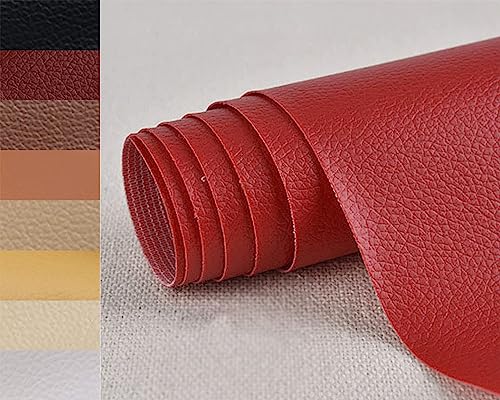 PXBBZDQ Leather Repair Tape 15.7"×59" Self Adhesive Leather Repair Patch for Car Seat,Sofas,Couches,Furniture - color: Red, size: 15.7 x 59 Inches