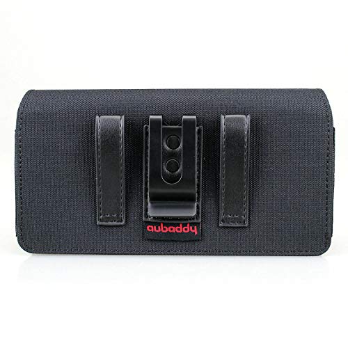 Dual Phone Holster Pouch Case for 2 Phones, Double Decker Belt Clip Case for iPhone (17 16 15 14 13 12 11) Pro Max/Plus, Samsung Galaxy (S25 S24 S23 S22 S21 S20) Ultra/Plus/Fe (Large)