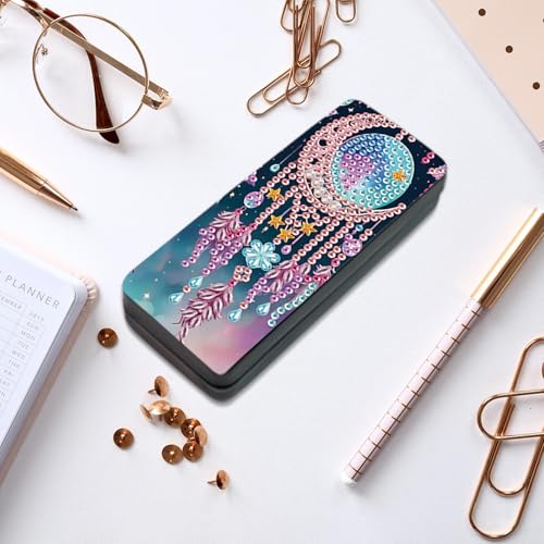 Diamond Painting Eye Glasses Case - color: Dreamcatcher