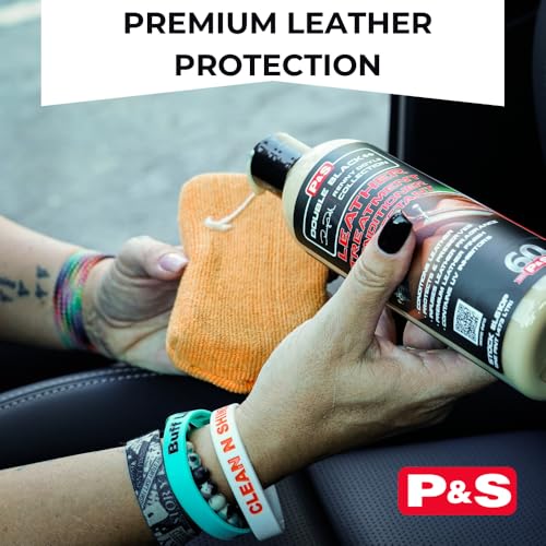 P & S Professional Detail Products – Premium Leather Conditioner & Protectant – Revives & Reconditions Leather – UV Protection & Intense Leather Scent - 1 Pint - size: 32 Fl Oz (Pack of 1)