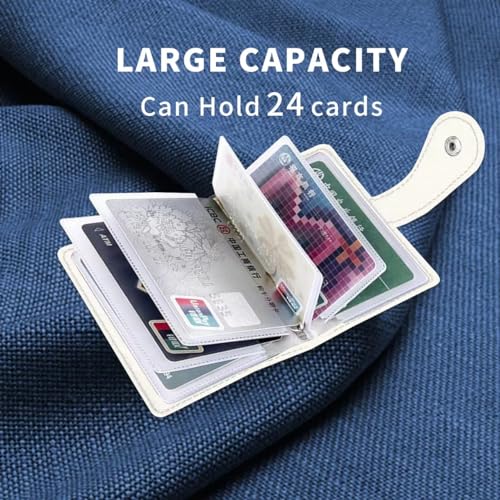 2 Pcs Credit Card Holder and business card holder，Sd Card Holder Each Has 26 Card Organizers, 2024 New Credit Card Holders book for Men and Women. - color: Lucky tree