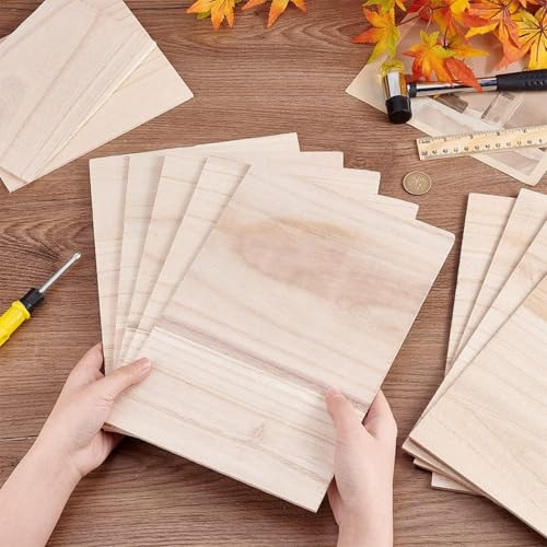OLYCRAFT 12 Sheets Wooden Karate Breaking Boards 3.5mm Thick Taekwondo Breaking Boards Punching Wood Boards Wooden Kick Board Training Accessory for Karate Practice Performing 11.7x7.9 inch - size: 3.5mm