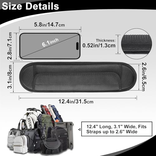 FIEIL Non-Slip Shoulder Strap Pad, Waterproof Air Cushion Shoulder Relief Pad, for Shoulder Bags, Guitar Strap, Detachable Shoulder Strap Pad Pads Help Relieve Shoulder Pain(Neoprene) - size: Neoprene