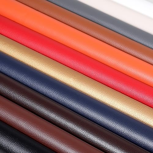 Marine Vinyl Upholstery Faux Leather Fabric, 2 Yards Coffee | Marine Grade Faux Leather Vinyl by the Yard, Waterproof, Soft & Durable, for Boat, Furniture Upholstery, DIY Sewing Crafts - color: Coffee, size: 2 Yards 55" x 72" (Pre-cut)