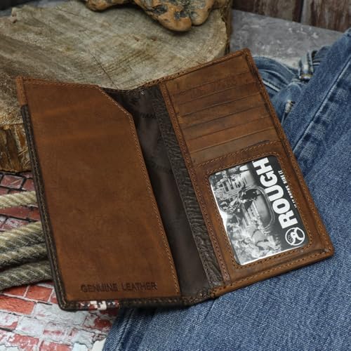 HOOEY Tahonta Rodeo Wallet (Brown/Tan/Diamond Patchwork) - color: Tahonta -- Brown/Tan