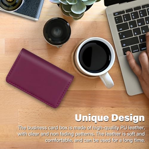 AI-DEE RFID Blocking Wallet - Minimalist Leather Business Credit Card Holder (PW-Wine Red) - color: 12-Green2