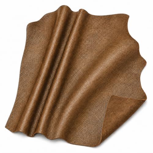 Reed Leather Hides - Cow Skins (8 inches X 11 Inches, Antique Brown) | Arts and Crafts - color: Antique Brown, size: 0.6 Square Foot