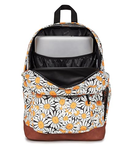 JanSport 34L Cool Backpack – 15-inch Laptop Sleeve, Daisy Dreamscape - color: Daisy Dreamscape