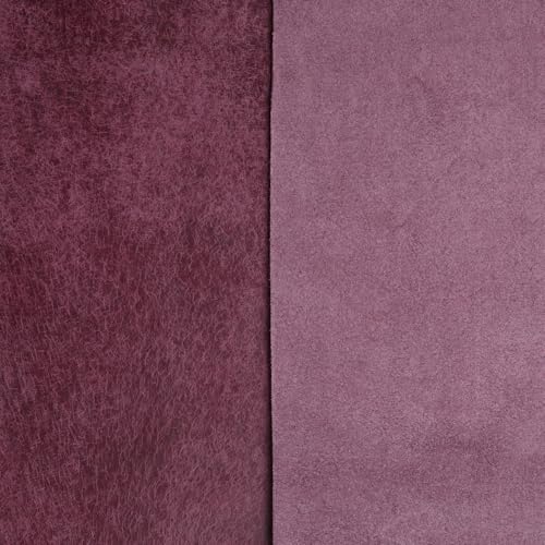Eren's Leather Goods Pueblo Leather Sheets for Crafts, Full Grain Cowhide Tooling Leather Pieces (Purple, 12"x24") - color: Purple, size: 12"x24"