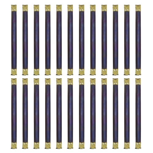 uxcell 24Pcs Metal Internal Flex Frame, 18cm/7.1" Coin Purse Frame Handbag Hinges Clip for Wallet Bag DIY Craft Sewing Purse Making, Bronze - size: 7.1"