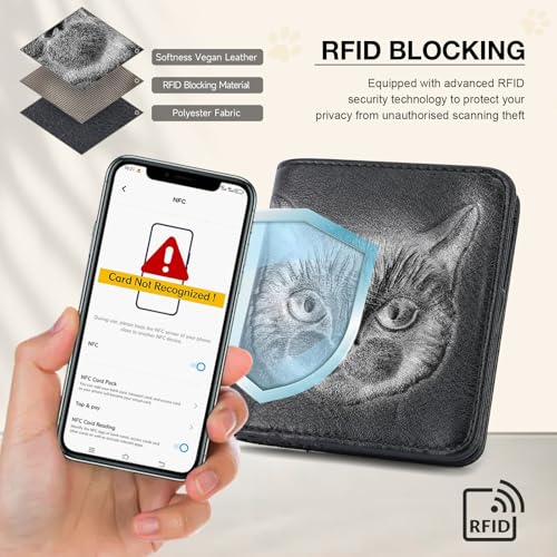 Small Wallet Women Slim RFID Leather Bifold Wallet Embossed Design | Compact design with ID window, card slots, and zipper coin pocket, ideal for daily travel, shopping, and gifts - color: 09-Silver Black