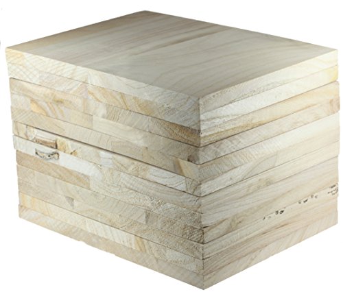 Tiger Claw Wood Breaking Board - Breakable Board in 18 mm Thickness (12 Board Pack)