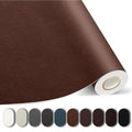 Kangshoon Self-Adhesive Leather Repair Patch, Vinyl Repair Kits for Couch | PU leather, Self-adhesive, quick repair, strong stick, large size, couch repair patch, furniture repair tape, cut to size - color: Brown, size: 3.5X79 Inch