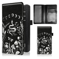Checkbook Covers for Personal Checkbook Duplicate Checks RFID Blocking Checkbook Cover for Women Men with Elastic Strap Card Slots Pen Holder - Plants and Flowers - color: Plants and Flowers