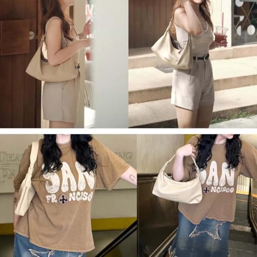 Montana West MEDIUM Shoulder Purses for Women Crescent Hobo Bags Trendy Purses - color: 073-tan