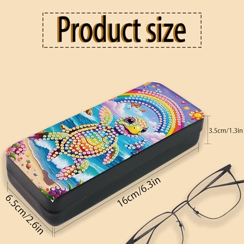 Diamond Painting Glasses Case - color: Sea Turtle