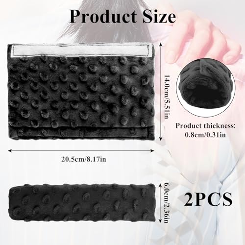 1 PCS Cushioned Arm Sling Padding for Neck,Slim Sling Pad Neck Shoulder Strap Cushion for Wrist Hand Injury Support Strap Padded Women Men (Black) - color: Black