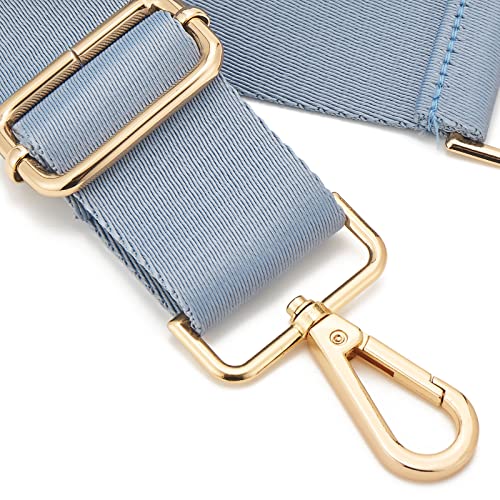 Wide Shoulder Strap (Solid),Adjustable Replacement Belt Crossbody Canvas Bag Handbag - color: Cove Blue