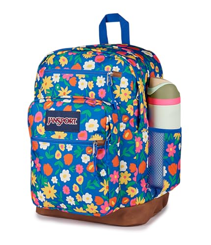 JanSport 34L Cool Backpack – 15-inch Laptop Sleeve, Flower Market - color: Flower Market